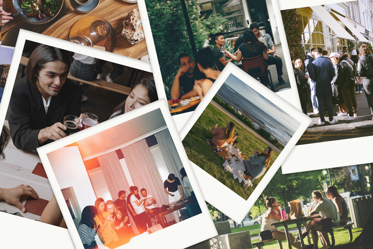 Anyone Polaroid Collage Background